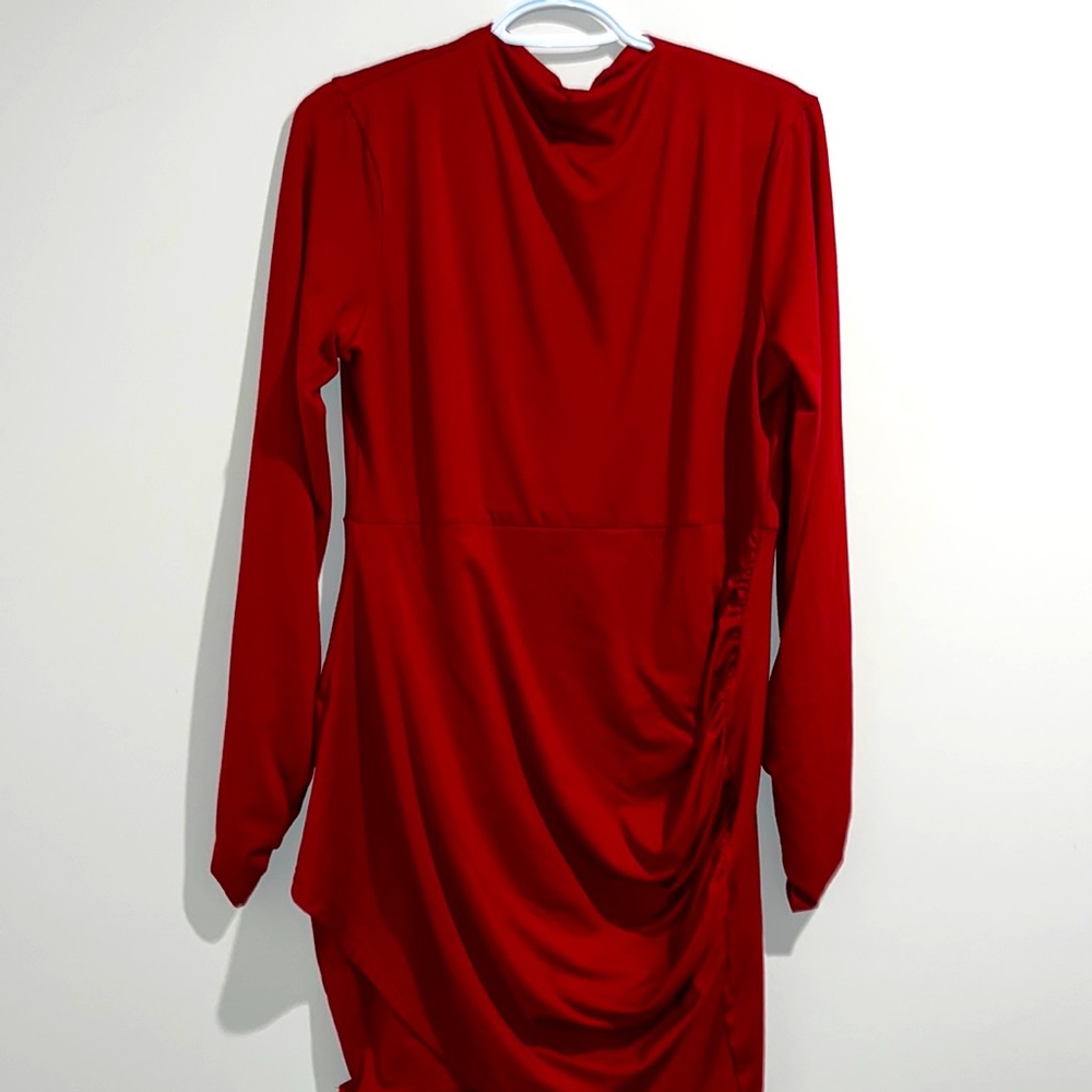 Maroon dress. Size 1X. - Picture 1 of 5